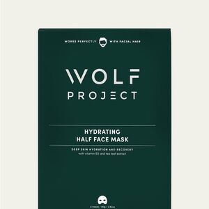 WOLF PROJECT Hydrating Half Face Mask - 4 Masks 80g. For Men